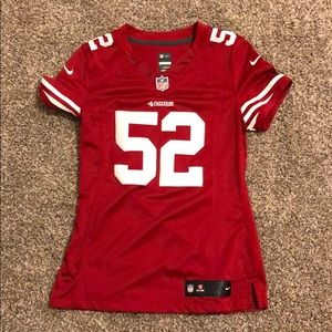 49ers Jersey 52 Willis -  Womens Small